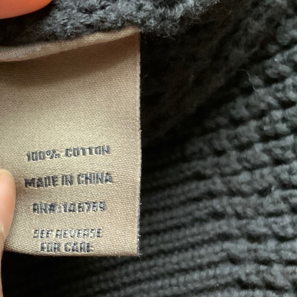 RAINFOREST Sweater in Black/Dark Grey. Size M. - Picture 7 of 9